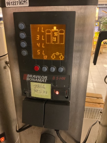 961227-5 Coffee machine Bravilor Bonamat B5-HW