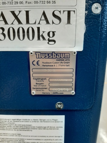 920844-12 Two post lift, Nussbaum 2.30 SL, 3T -2019 #2
