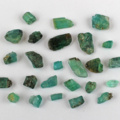 974804-1 Lot Råstenar av Smaragd / Beryll ca 62.95 ctv
