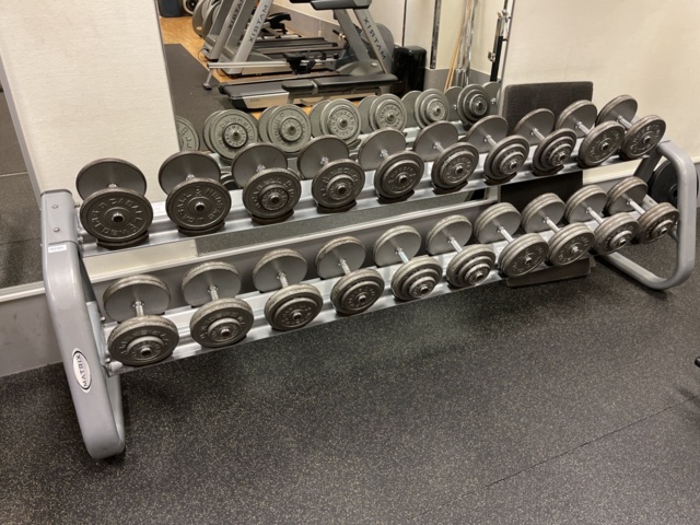 962366-2 Dumbbell rack incl. weights Matrix