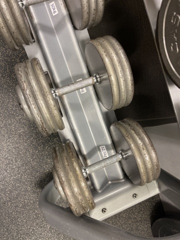 962366-10 Dumbbell rack incl. weights Matrix