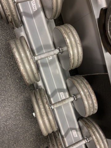 962366-11 Dumbbell rack incl. weights Matrix