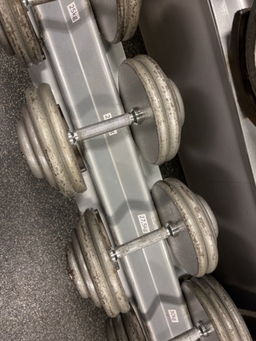 962366-12 Dumbbell rack incl. weights Matrix