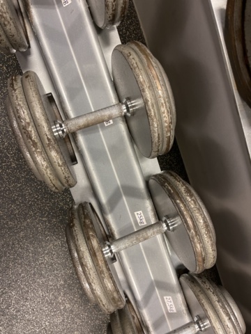 962366-13 Dumbbell rack incl. weights Matrix