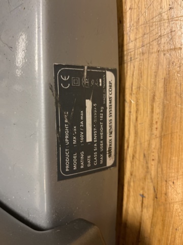 962377-4 Exercise bike Matrix