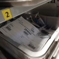 920897-15 9 shelf sections with a large assortment of new spare parts and various components