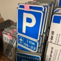 962403-9 Warehouse with parking signs