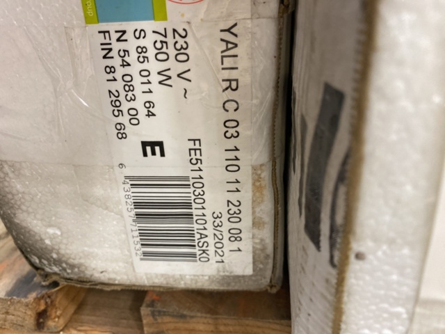 975020-2 Heating element LVI Yali Ramo, 300x1100mm (HxW)