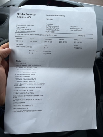 814826-28 Peugeot Partner Increased Payload 1.5 BlueHDi - 2021