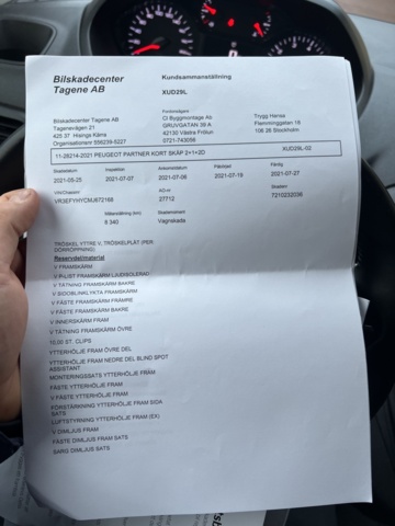 814826-31 Peugeot Partner Increased Payload 1.5 BlueHDi - 2021