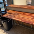 962469-10 Site-built bar counter approx. 7 meters curved
