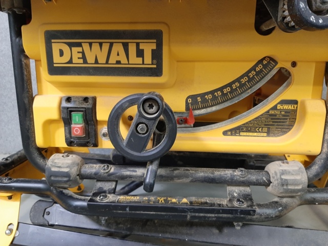 920972-4 Table saw & transport stand, DeWalt DW745-QS & DWE74911-XJ