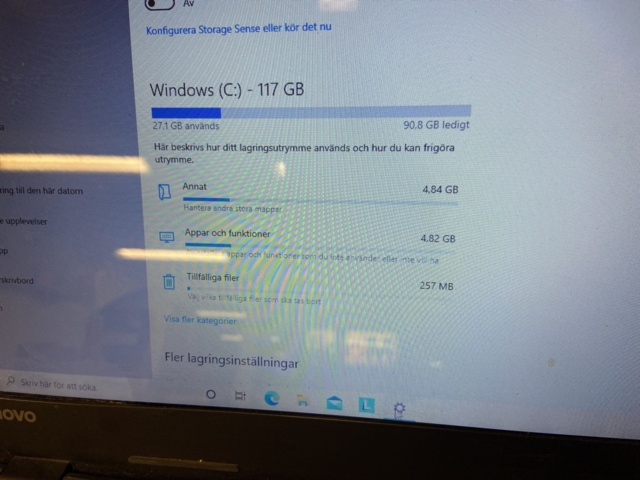 912662-6 Laptop Lenovo Intel Pentium 1.6GHz/4GB