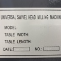 949047-15 Milling machine XL6230