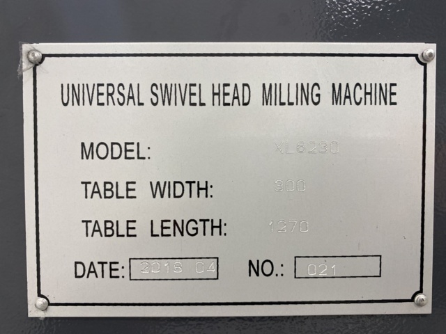 949047-15 Milling machine XL6230