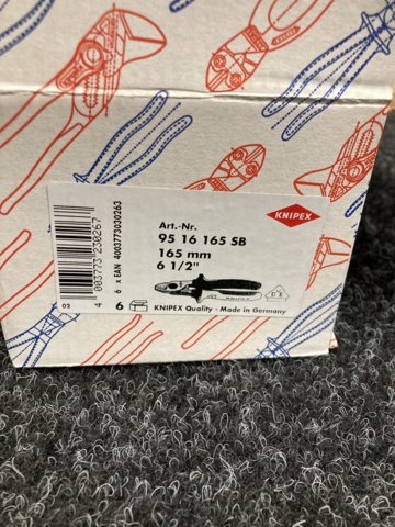 974875-3 5 cable scissors Knipex 95 16 165 SB