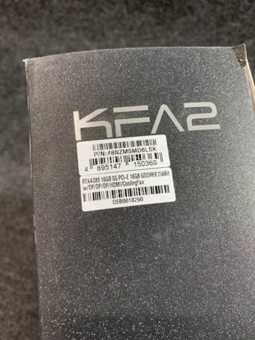 975126-4 Graphics card KFA2 GeForce RTX 4080 SG (1-Click OC) 16GB GDDR6X