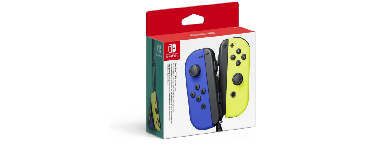 975104-2 Controllers for Nintendo Switch Joy-Con Pair Blue, Neon Yellow
