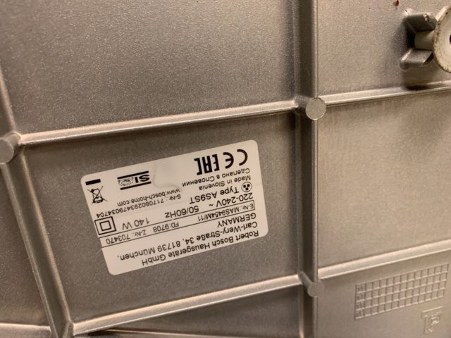 940823-6 Cutting machine Bosch AS9ST, 2 kettles Bosch, thermos