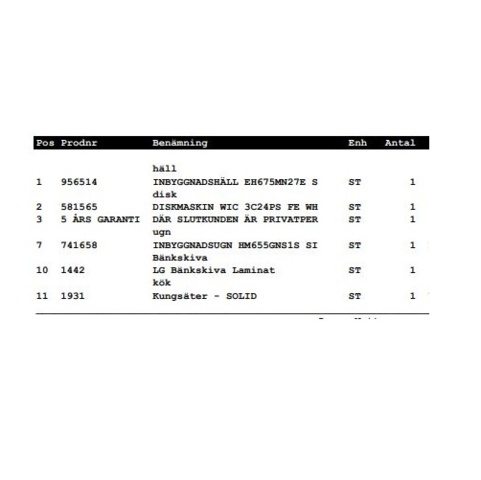 975542-9 Exhibition kitchen Solid * Updated information *