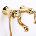 976575-1 Retro Shower set gold - sw1302 - Shipping included