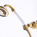 976575-4 Retro Shower set gold - sw1302 - Shipping included