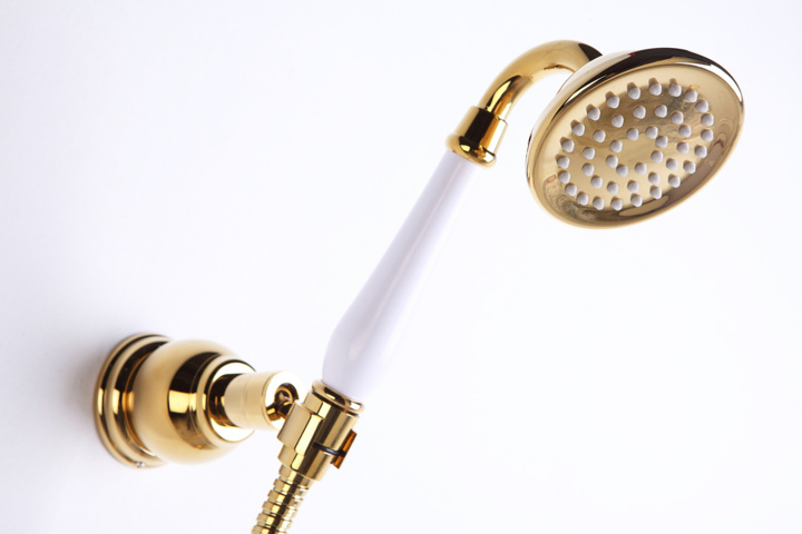 976575-5 Retro Shower set gold - sw1302 - Shipping included