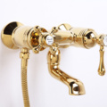 976575-8 Retro Shower set gold - sw1302 - Shipping included