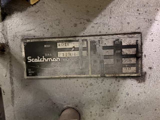 902527-10 Combination punch machine Scatchman 4014C0B