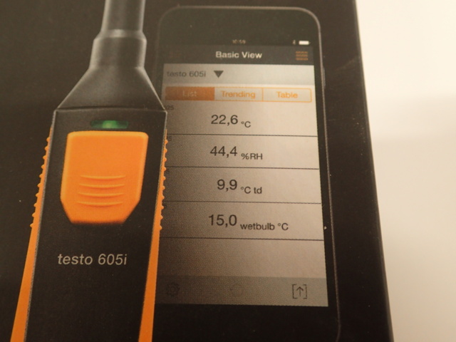 976788-14 Humidity and temperature meter Testo 605i Smart Probe (new in packaging)