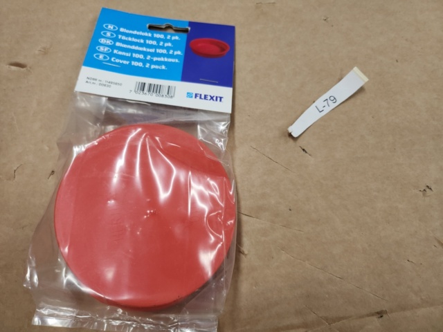 976873-2 Cover cap Dbi-Dut 2Pcs Flexit - Shipping included (L-79)
