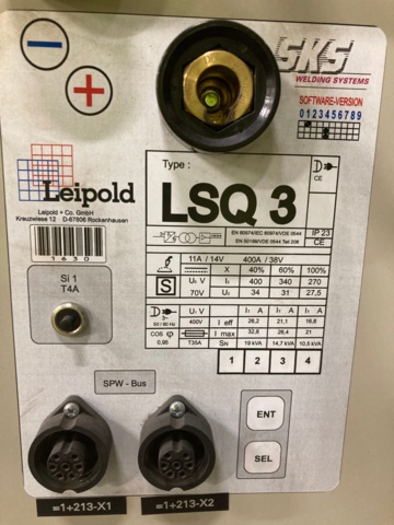 977175-2 Welding unit SKS LSQ 3 Leipold 2 pcs