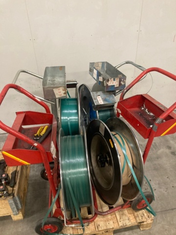 977185-2 Belt machines battery operated with unwinder Fromm/Strapex