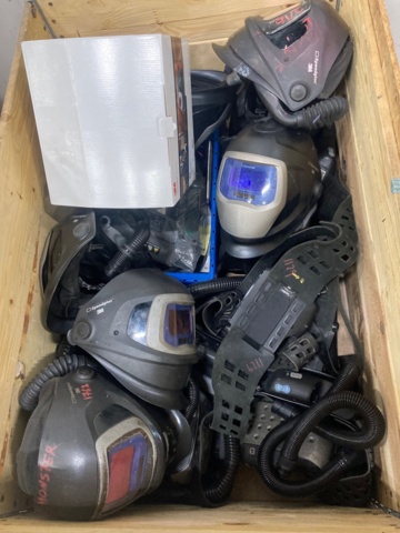 977186-2 Friskluftsmasker, fläktpaket nytt & beg. 3M Speedglas