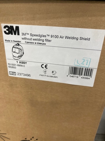 977186-4 Friskluftsmasker, fläktpaket nytt & beg. 3M Speedglas