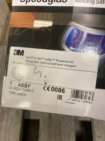 977186-7 Friskluftsmasker, fläktpaket nytt & beg. 3M Speedglas