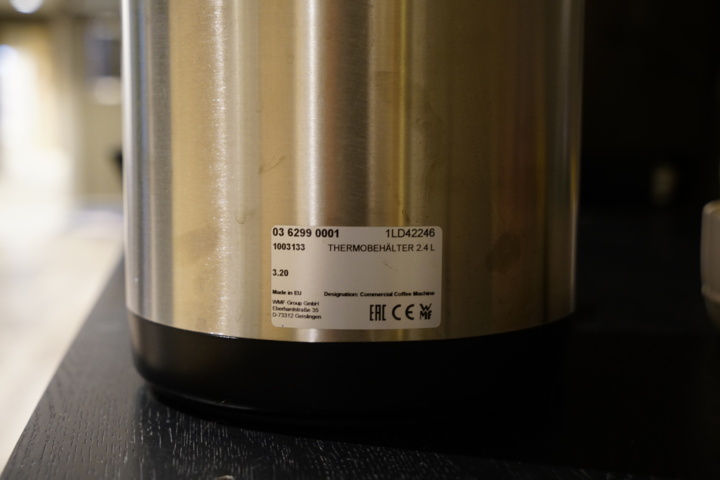 977641-12 Coffee machine WMF 1200F incl. 2 mills & Thermos brewing