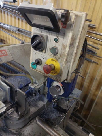 882051-6 Band saw Thomas Zip 28 with roller table