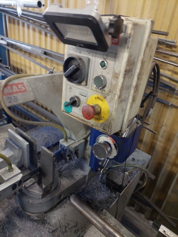 882051-7 Band saw Thomas Zip 28 with roller table