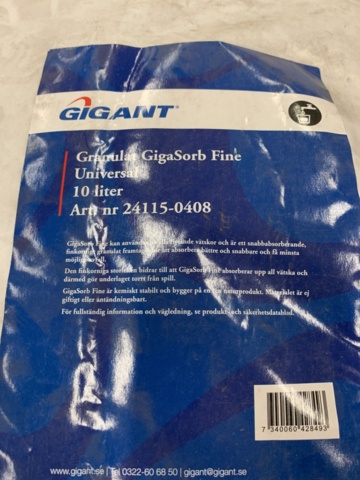 977785-4 3M™ Sorbent & Gigant Absorption granules 10L