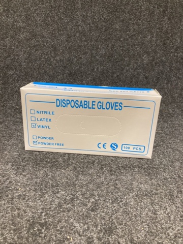 977837-1 24 x 100-pack engångshandskar Vinyl, puderfria, s.XL