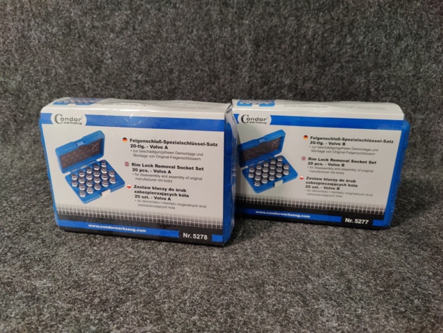 978205-1 Lock sleeve set Condor Volvo A & B (40 parts)