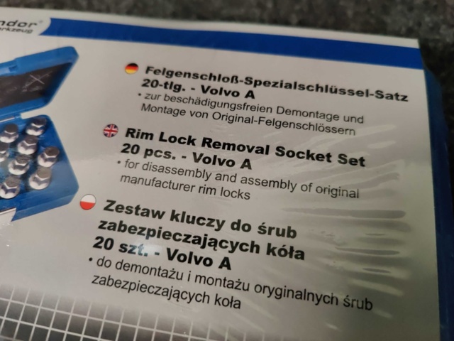 978205-3 Lock sleeve set Condor Volvo A & B (40 parts)