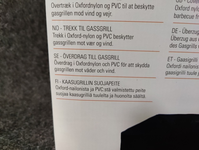 978219-4 Grill cover Dangrill