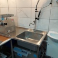 882565-1 Sink with pre-rinse shower
