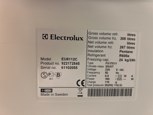 908224-2 Frys Electrolux EU8112C