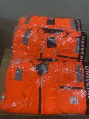 977287-7 Pallet with warning jackets - different sizes