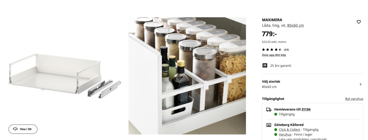 978489-4 Various unused IKEA furniture, Kallax, Maximera and more