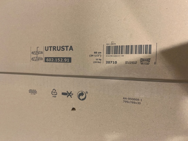 978492-1 Various unused IKEA furniture from the Urusta series