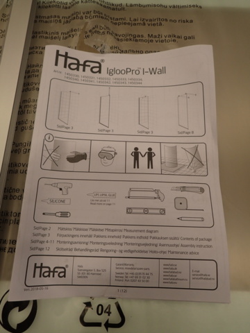 862146-3 Shower walls